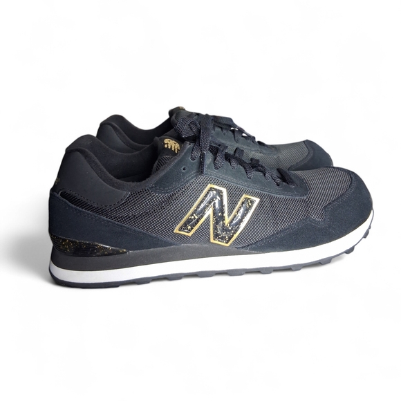 New Balance 515 Black/Gold Womens Size 12 - Picture 2 of 8